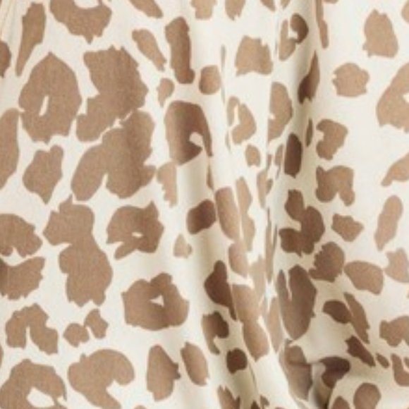 NWT Leopard Off The Shoulder Tunic - Picture 2 of 2